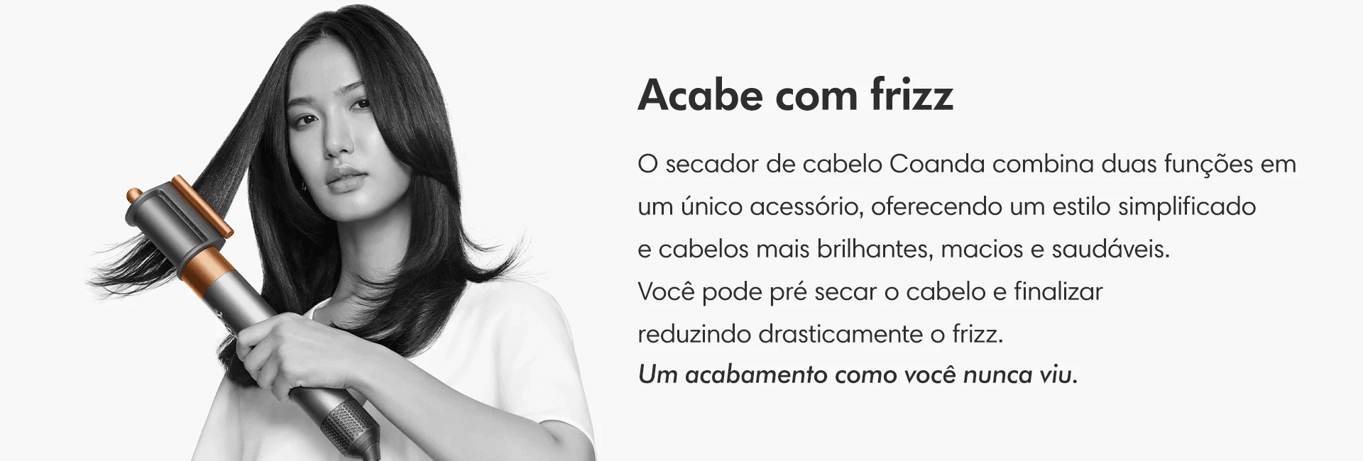 Escova de cerdas redondas para oferecer volume.